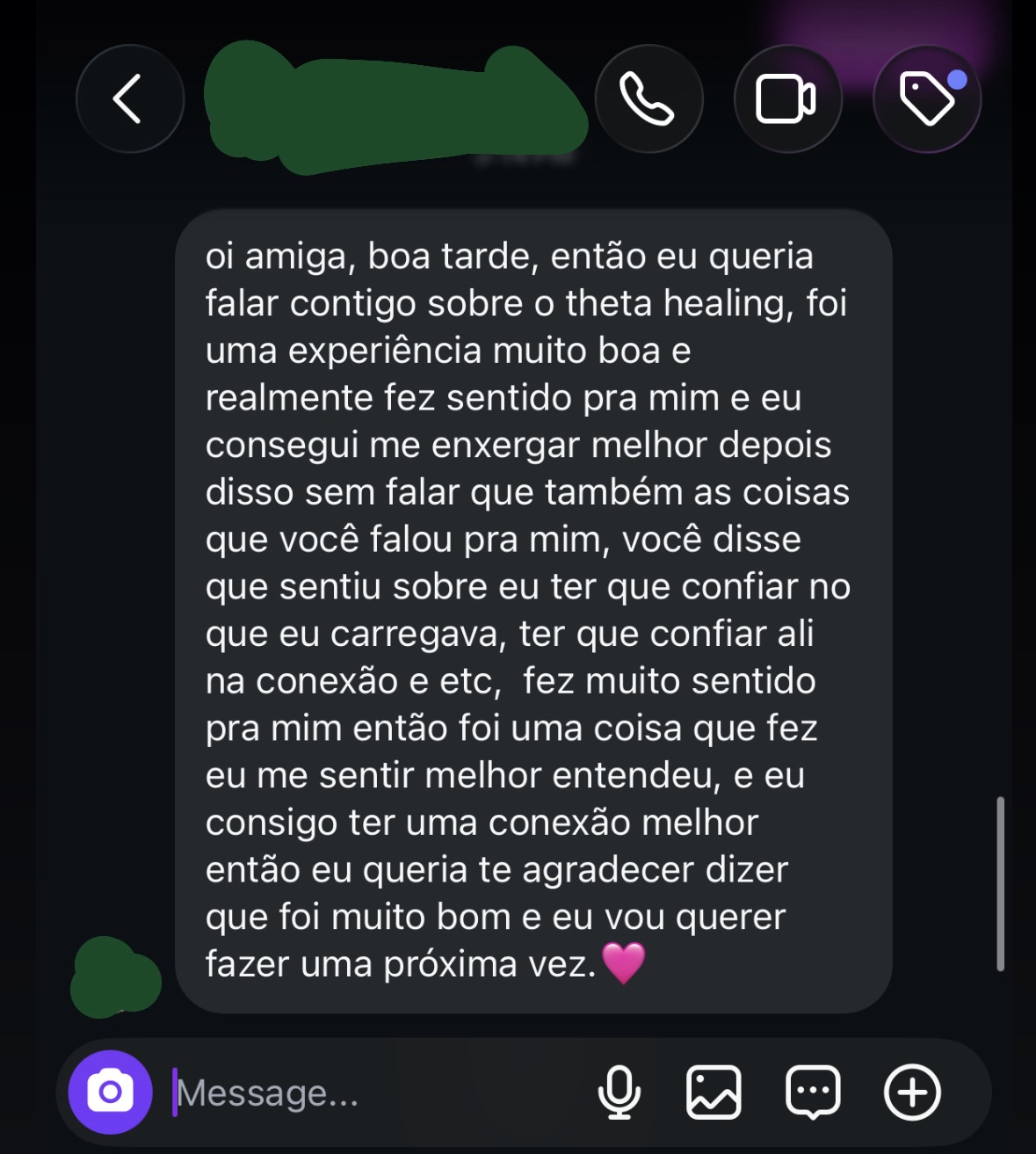 Print de avaliação de cliente da SER número 3